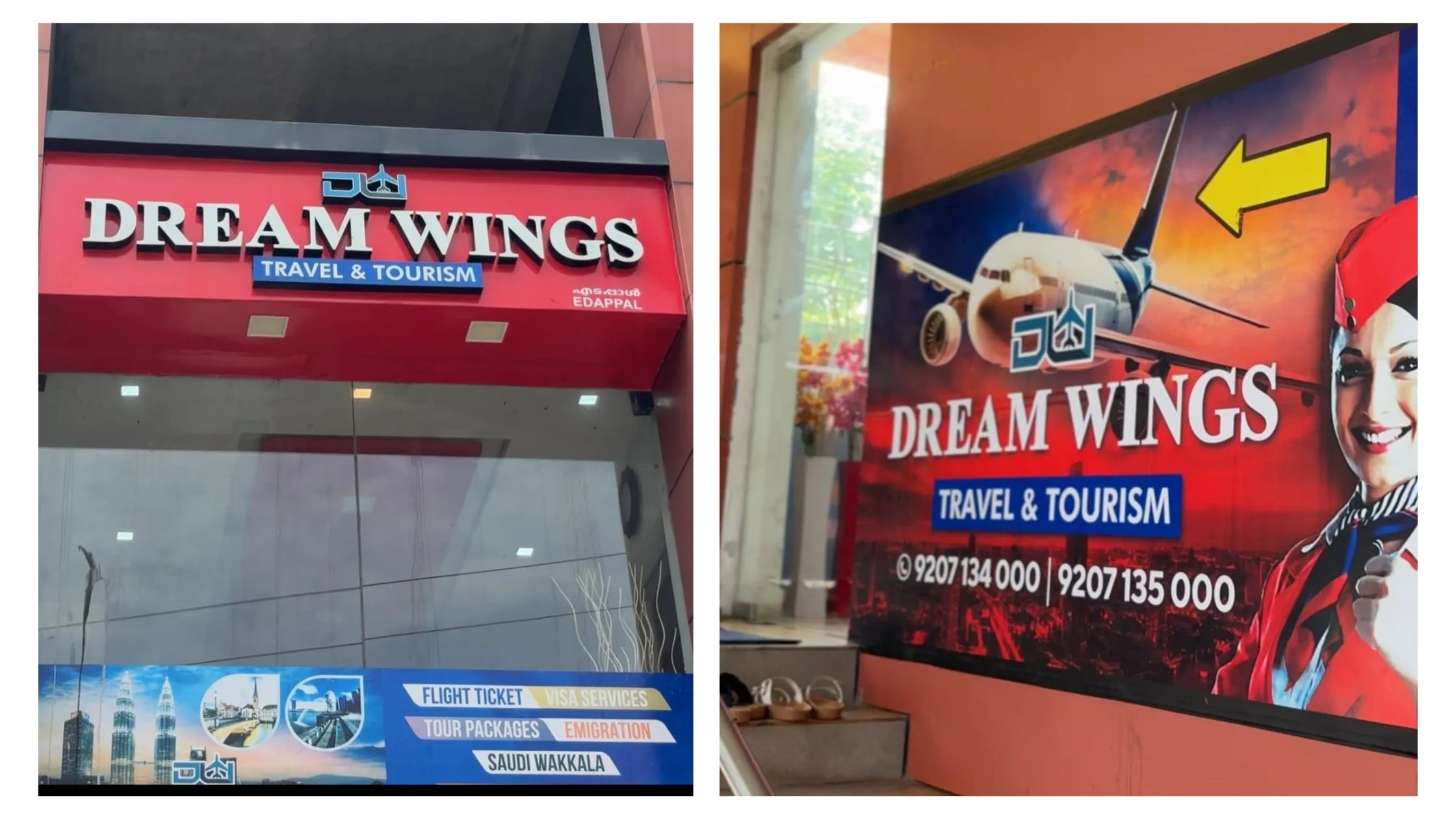 IMA students handling live digital marketing project for Dream Wings Edappal travel agency